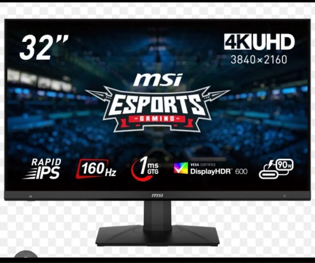 MSI MAG 323UPF ゲーミングモニター　4k 160Hz 中古美品