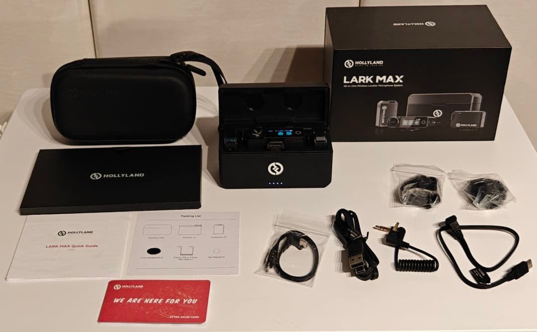 【美品】Hollyland LARK MAX ワイヤレスマイク システム