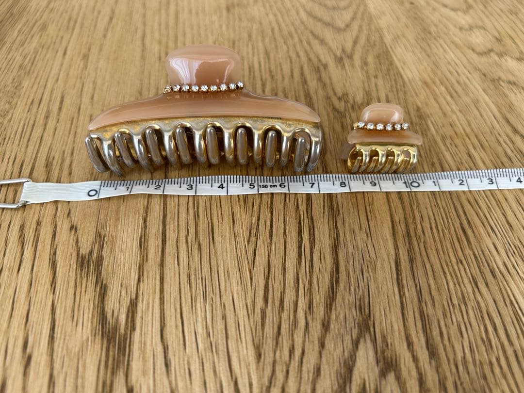 acca アッカ ヘアクリップ M・Sセット ベージュ ニューコラーナ