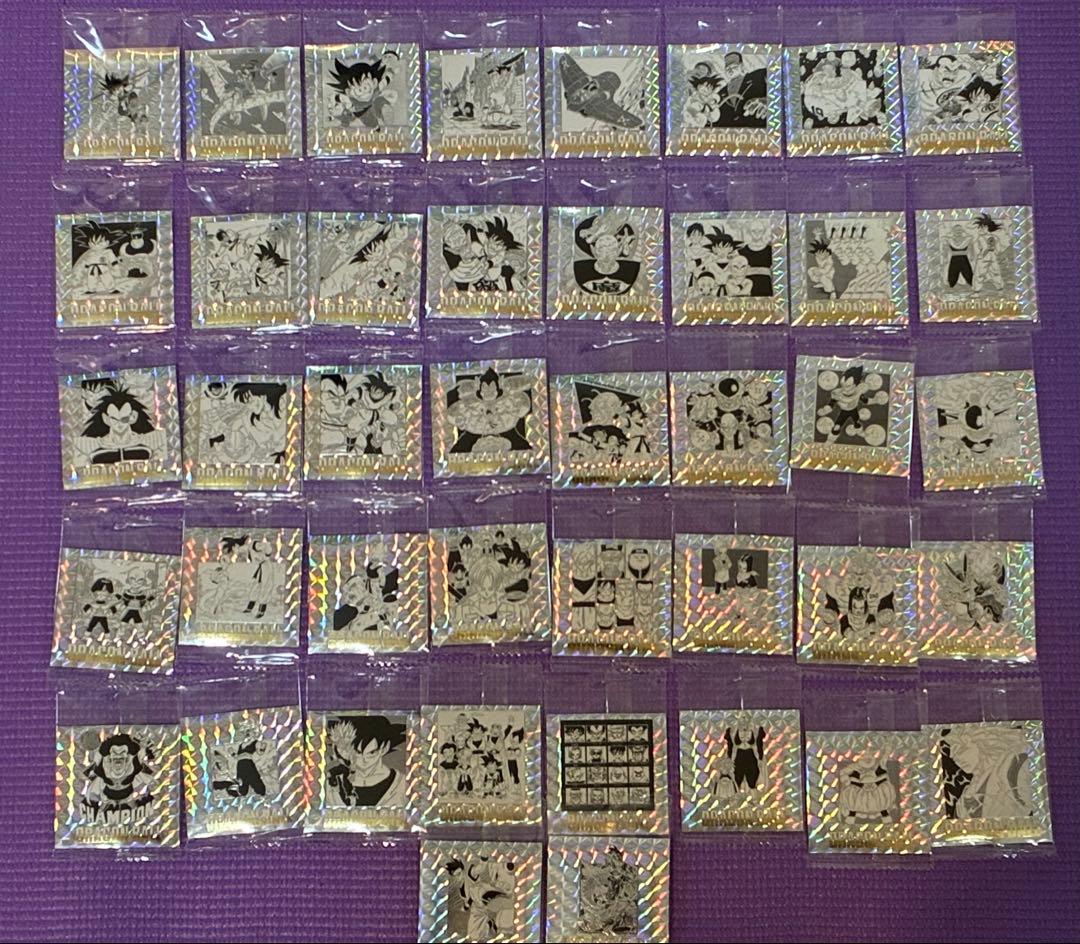 ドラゴンボール40周年記念オリジナルイラストレーションシールウエハース２全42種