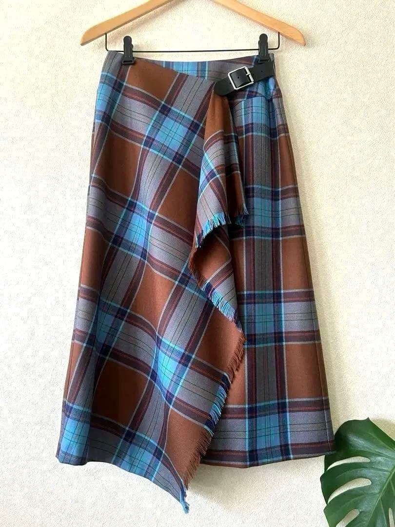 【極美品】O'neil of Dublin キルトスカート　ウール100%