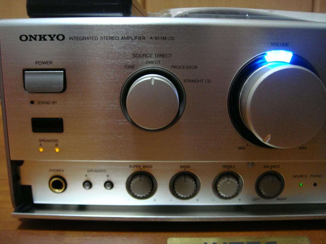 整備済 美品 ONKYOオンキョー アンプ A-911M LTDリモコン取説付