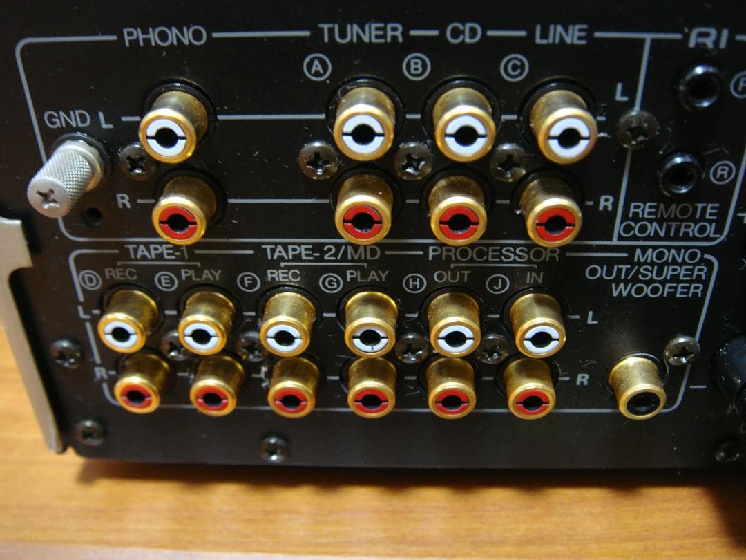 整備済 美品 ONKYOオンキョー アンプ A-911M LTDリモコン取説付