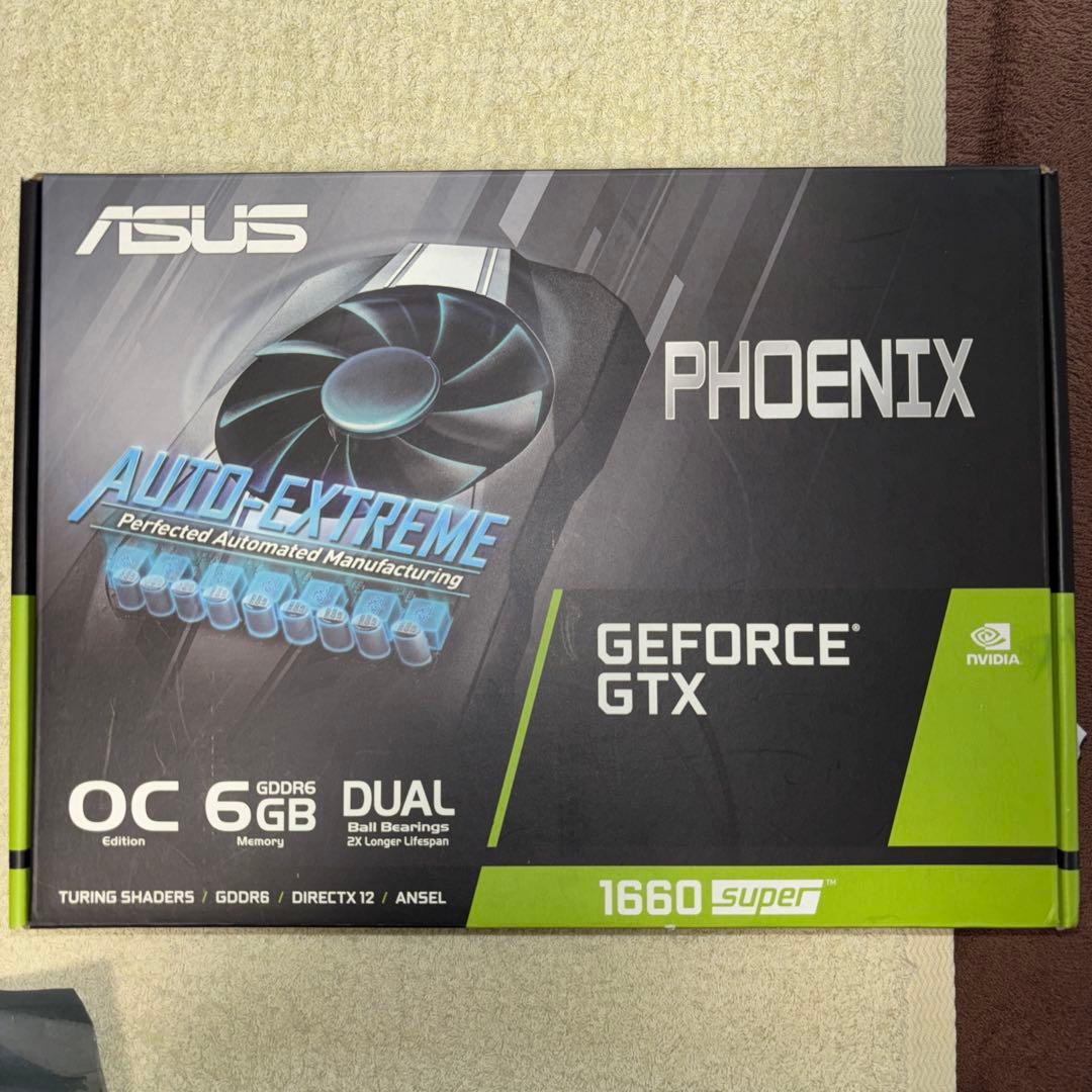 グラフィックボード・グラボ・ビデオカード ASUS GEFORCE GTX 1660 super oc 6GB