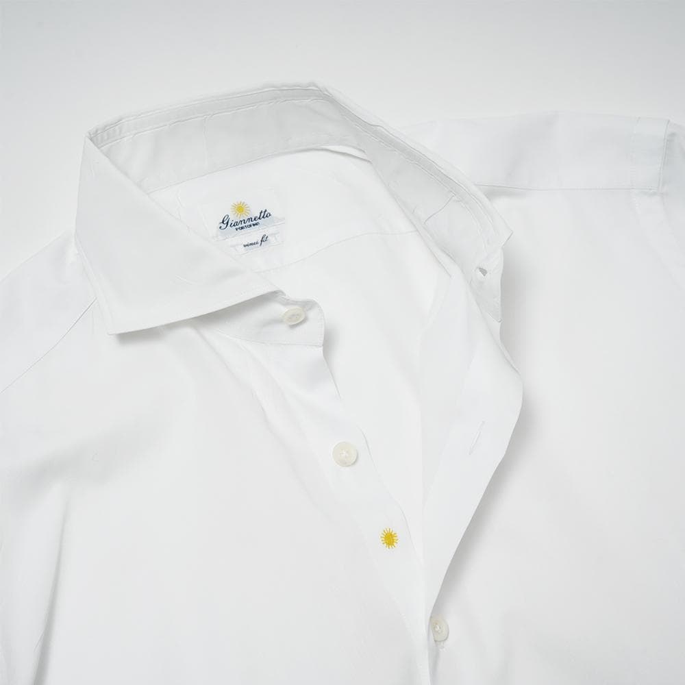 giannetto ジャンネット コットン 長袖シャツ ホワイト 41