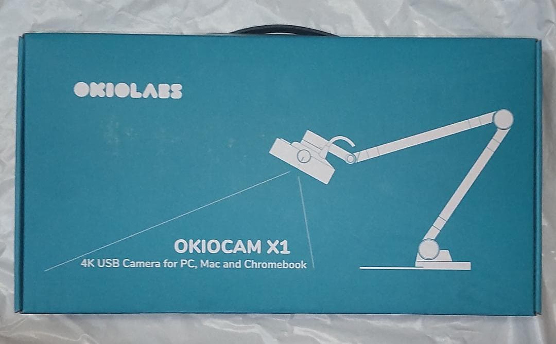 OKIOLABS OKIOCAM X1 WEBカメラ 4K 800万画素