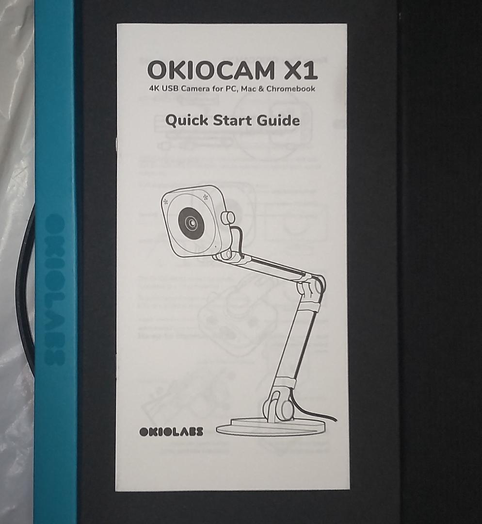 OKIOLABS OKIOCAM X1 WEBカメラ 4K 800万画素