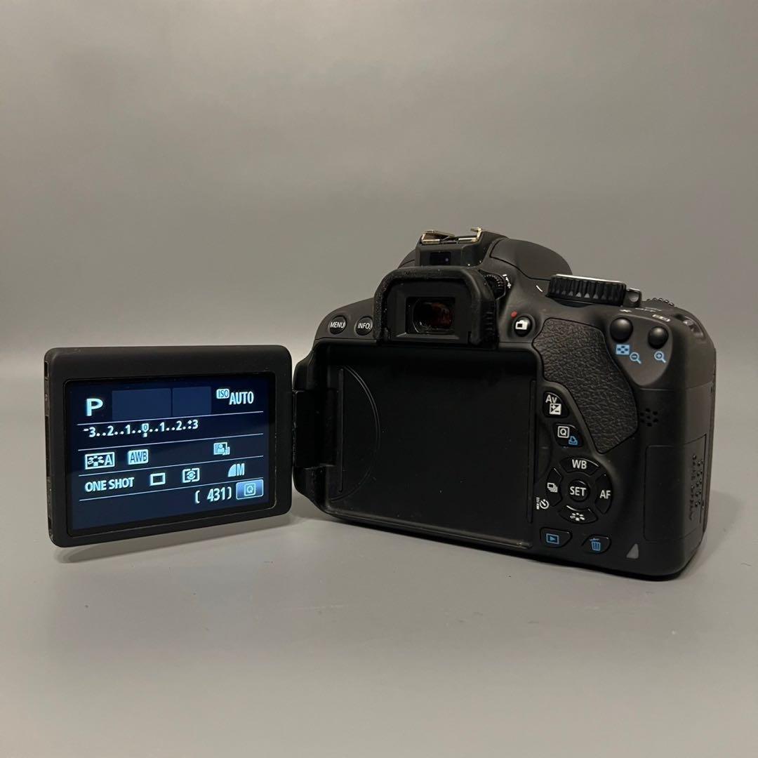 美品Canon eos Kiss X6i 一眼レフ カメラ 自撮り スマホ転送