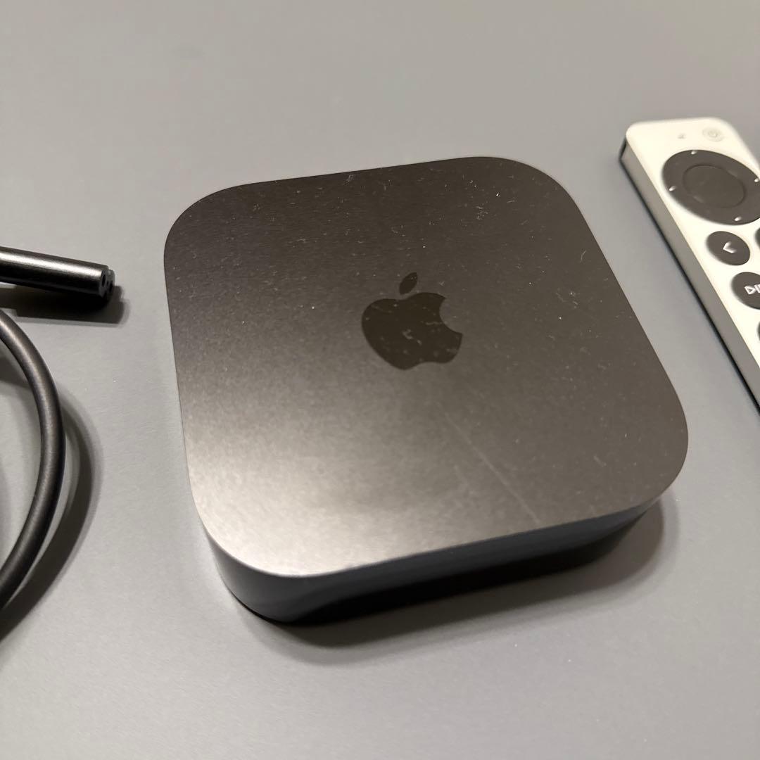 【Apple TV 4K 第3世代】本体 リモコン 電源ケーブル付き