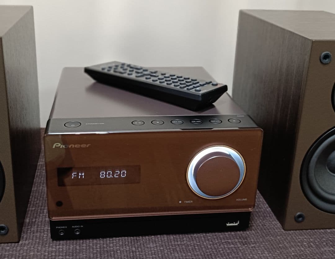 Pioneer X-CM32BT-T Bluetooth,USB接続　美品