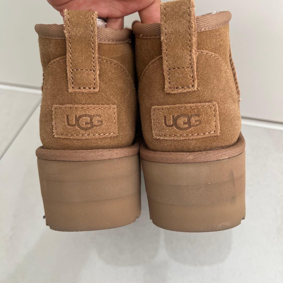 UGG クラシック ウルトラミニ チェスナット 24cm 正規品