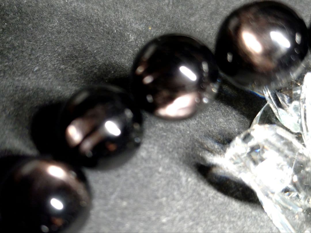 ひめ☆超希少【帝王の石】ハイパーシーン大珠12.5㎜〜13㎜　ブレスレット