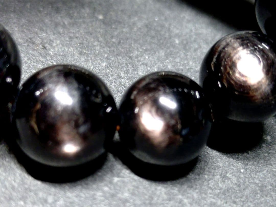 ひめ☆超希少【帝王の石】ハイパーシーン大珠12.5㎜〜13㎜　ブレスレット