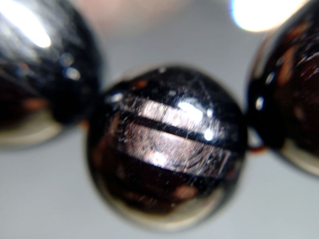 ひめ☆超希少【帝王の石】ハイパーシーン大珠12.5㎜〜13㎜　ブレスレット