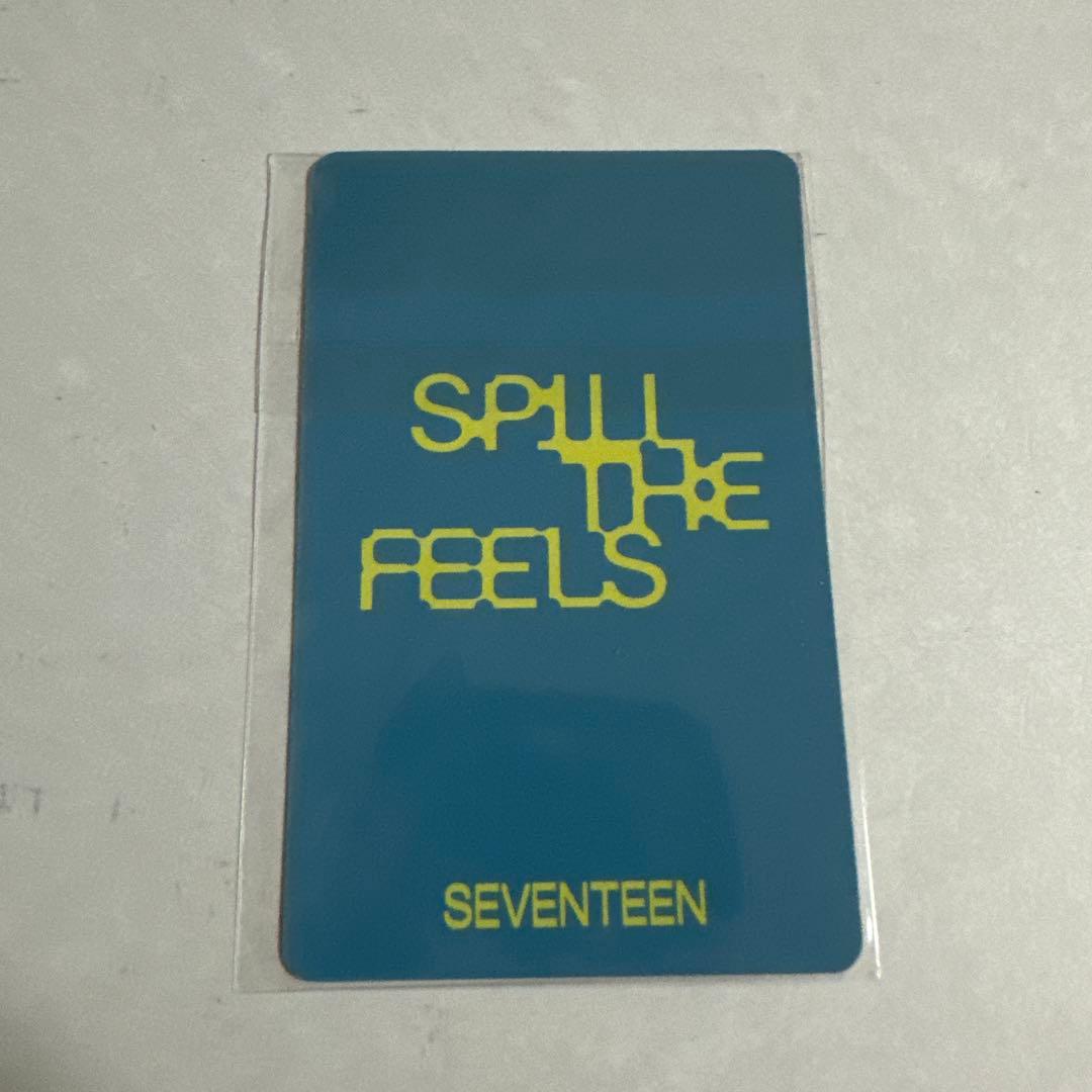 seventeen ウォヌ　spill the fells weverse特典