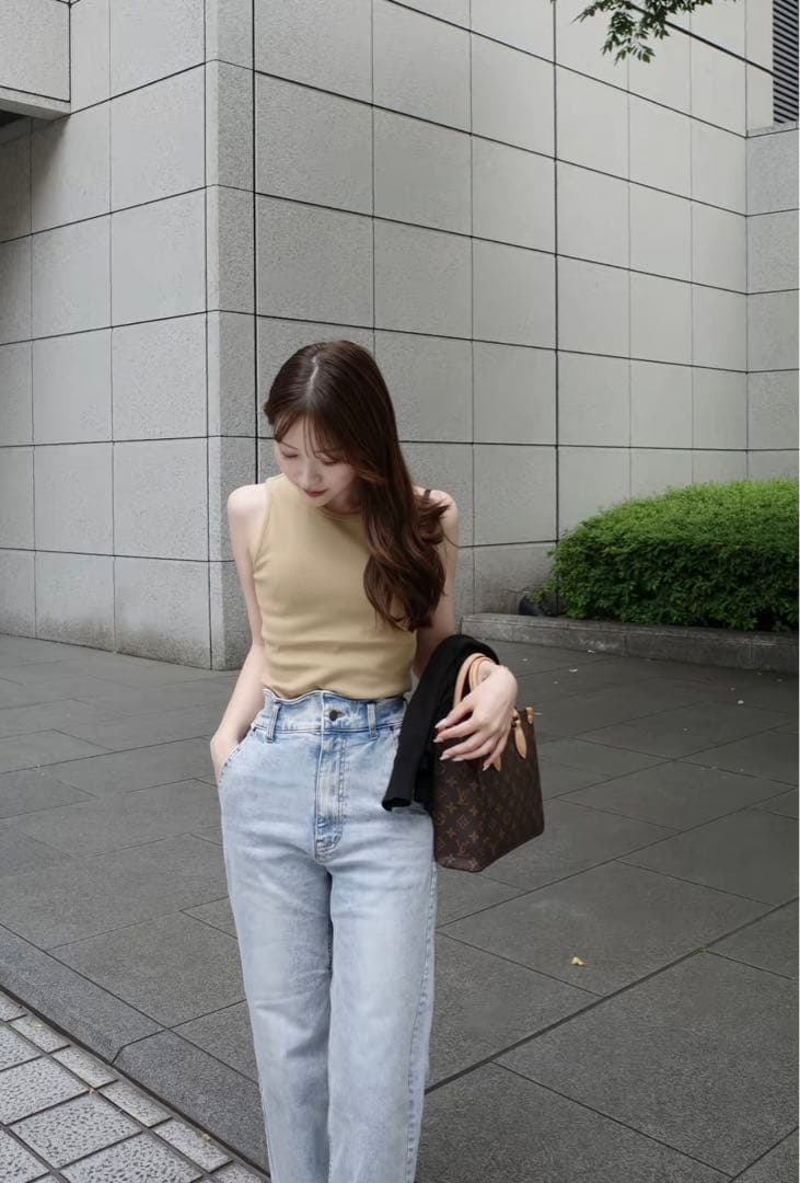 限定値下げ EAPHI WAVE DESIGN HIGH WAIST DENIM