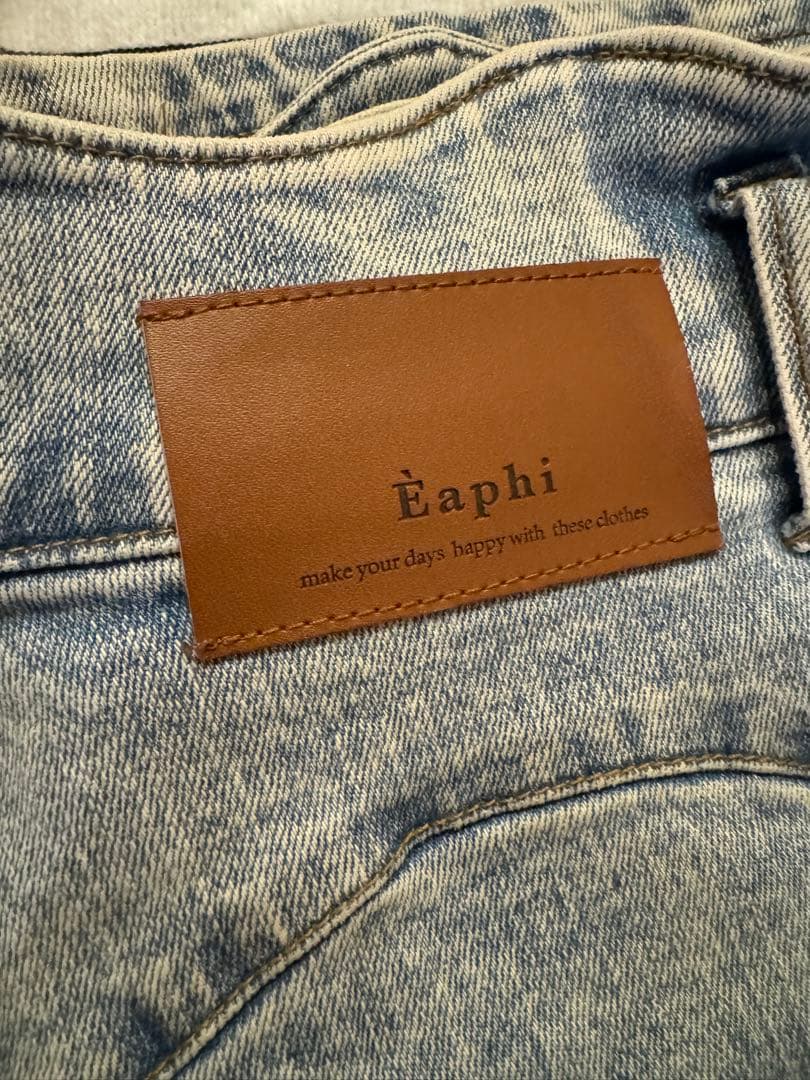 限定値下げ EAPHI WAVE DESIGN HIGH WAIST DENIM