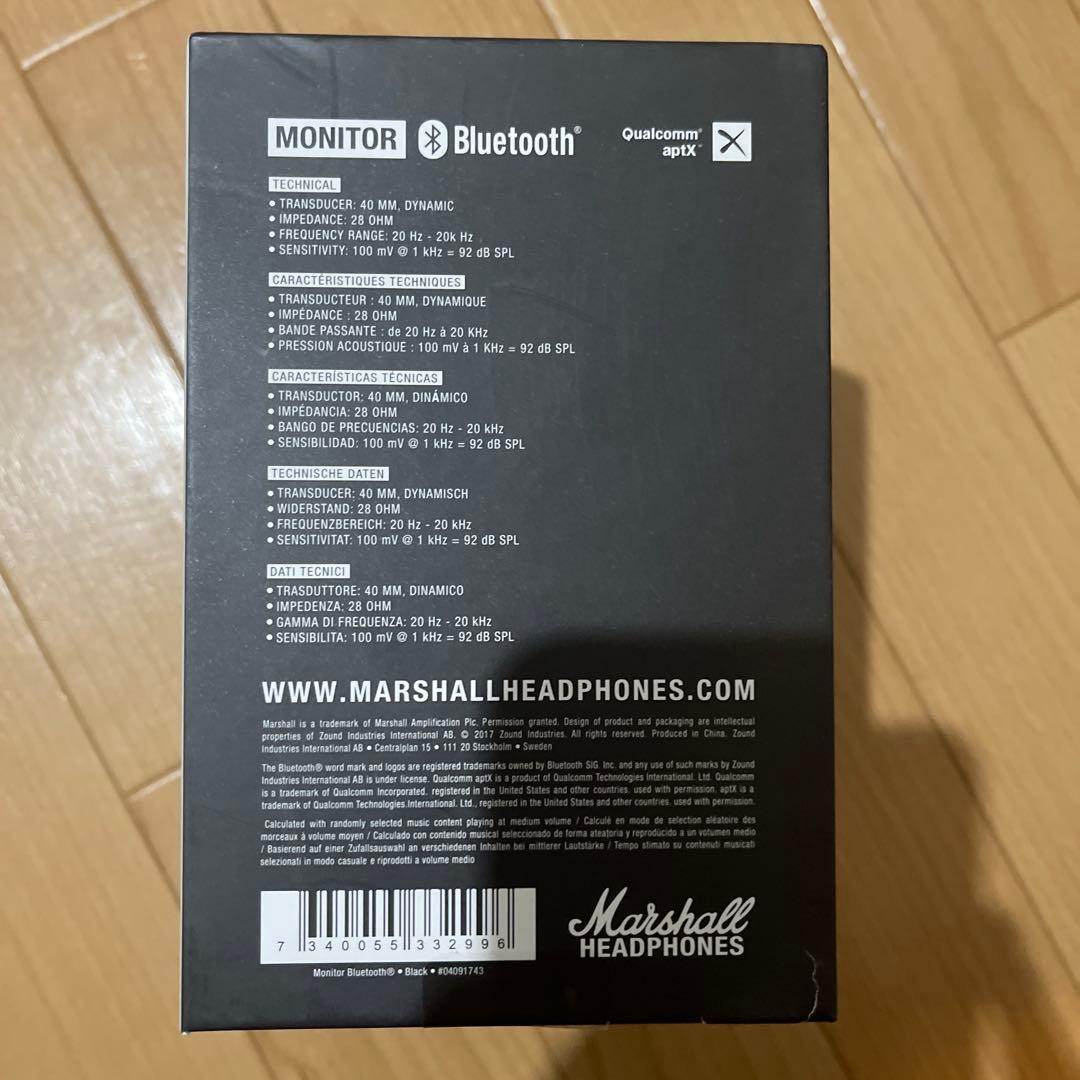 Marshall Monitor Bluetoothヘッドフォン