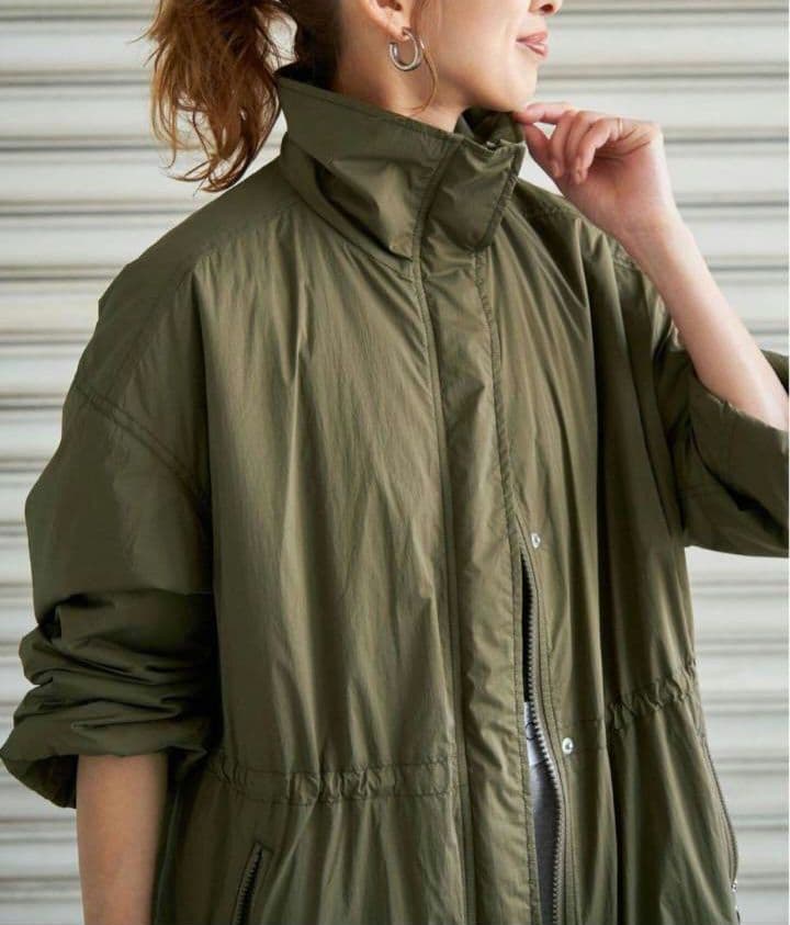 スピックアンドスパン 撥水 モッズコート 美品 36