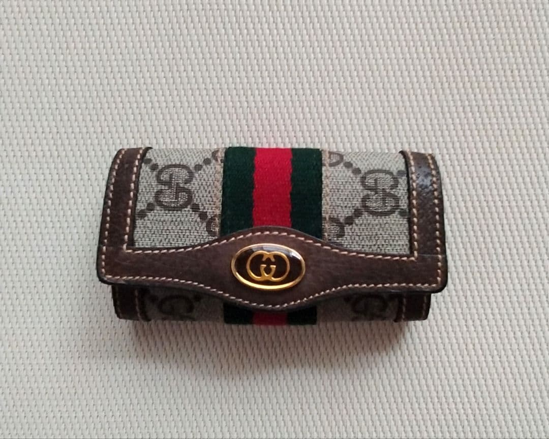 GUCCI シェリーラインキーケース　オールドグッチ 【美品】