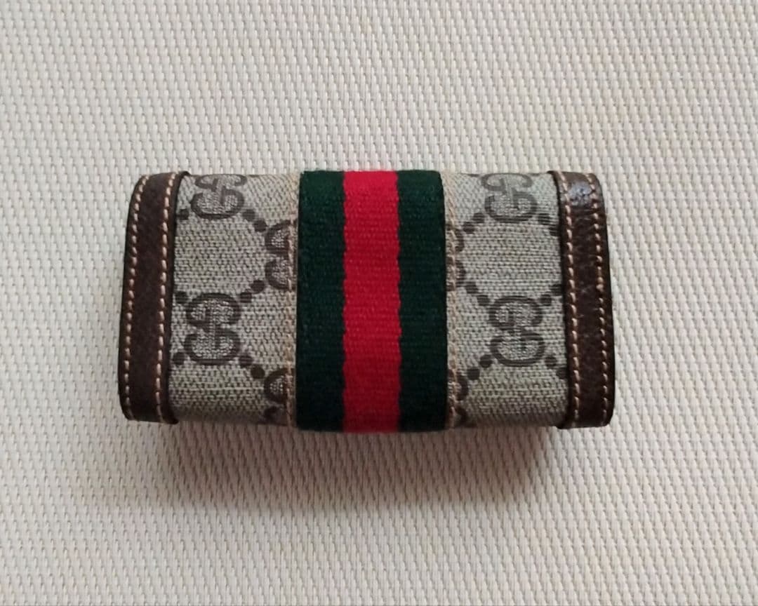 GUCCI シェリーラインキーケース　オールドグッチ 【美品】