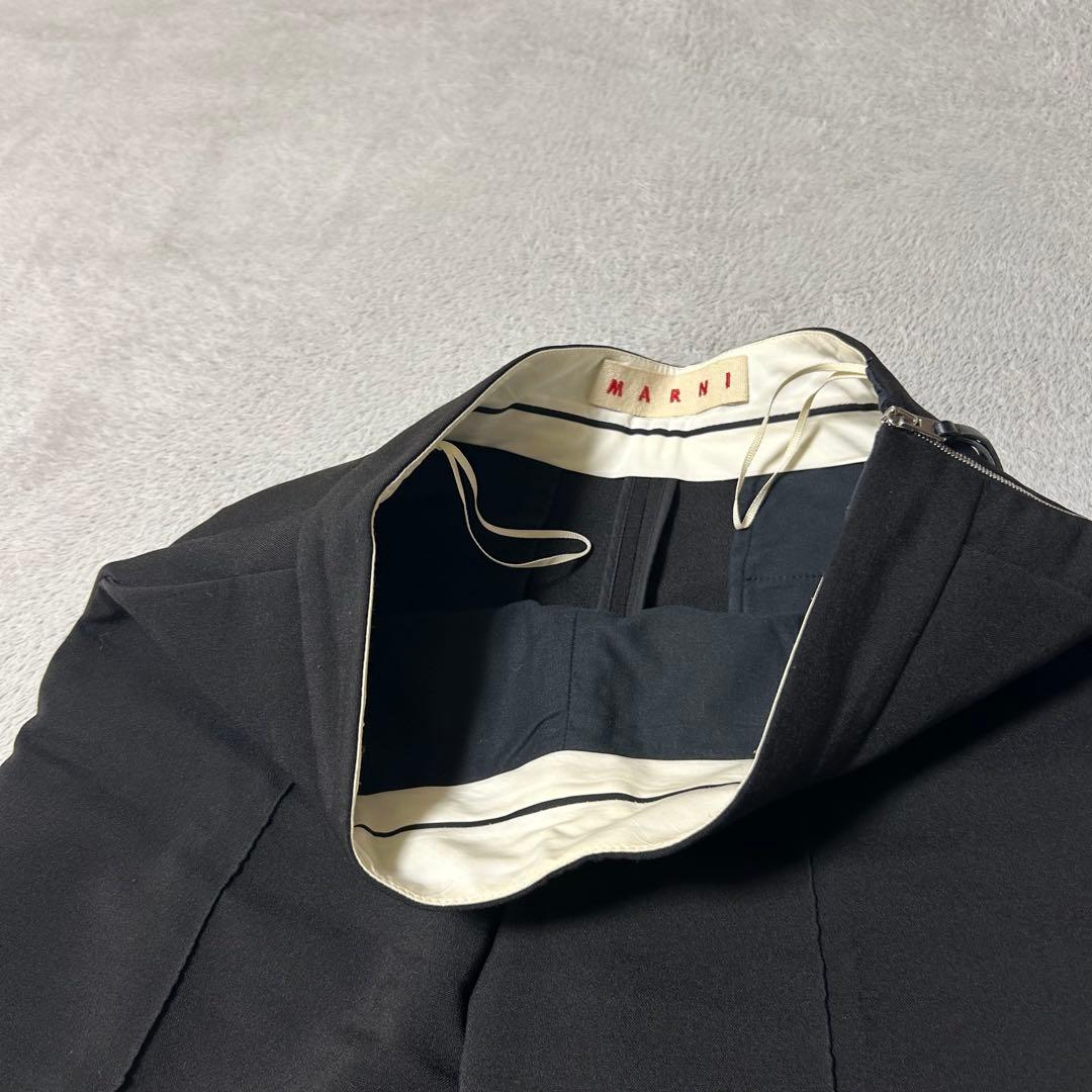 【美品】MARNI マルニ レディース ブーツカットパンツ フレア 38 伊製