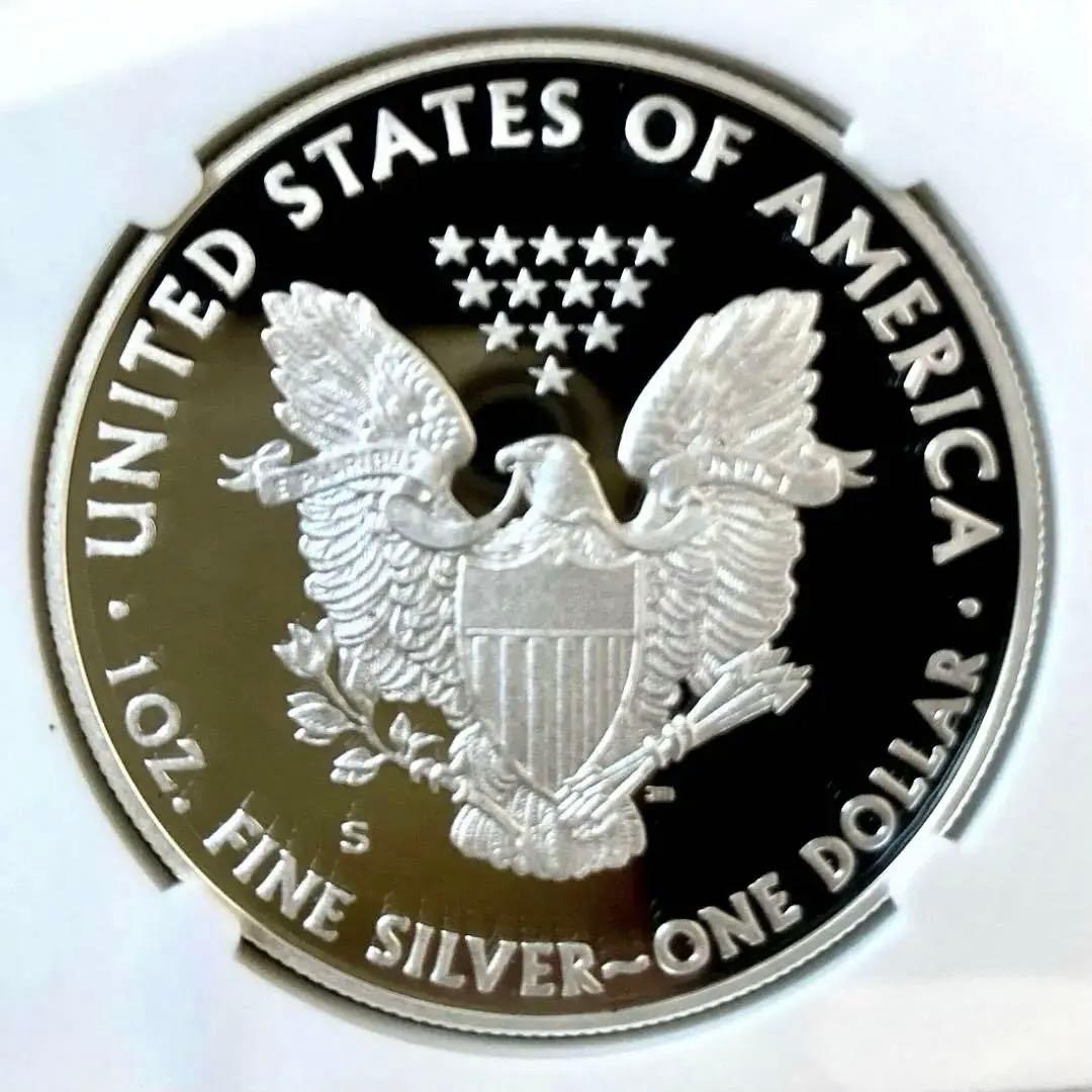 ★★★うりぼう★★★2012年アメリカ1ドルイーグル銀貨★PF70UCER