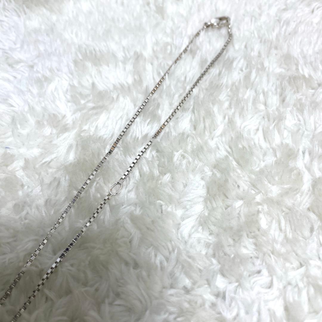 【極美品】グッチ　バンブーロングネックレス　シルバー925 箱、ポーチセット