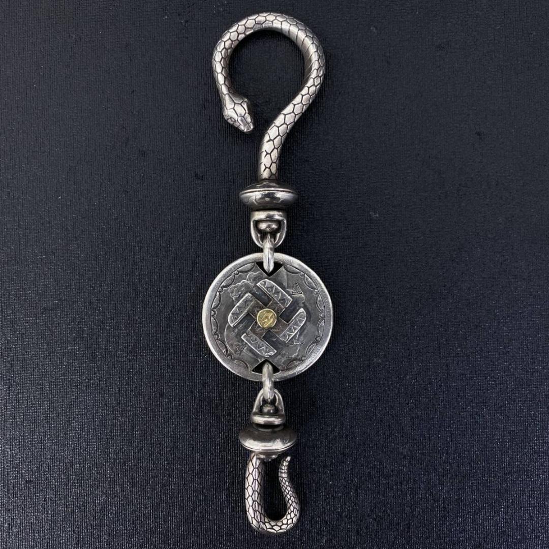 LARRY SMITH WESTRIDE K18 メタル シルバー キーフック