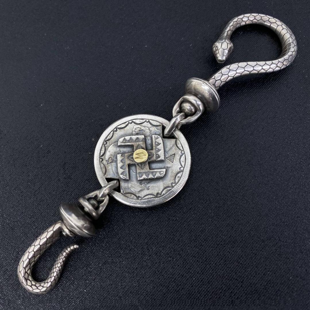 LARRY SMITH WESTRIDE K18 メタル シルバー キーフック