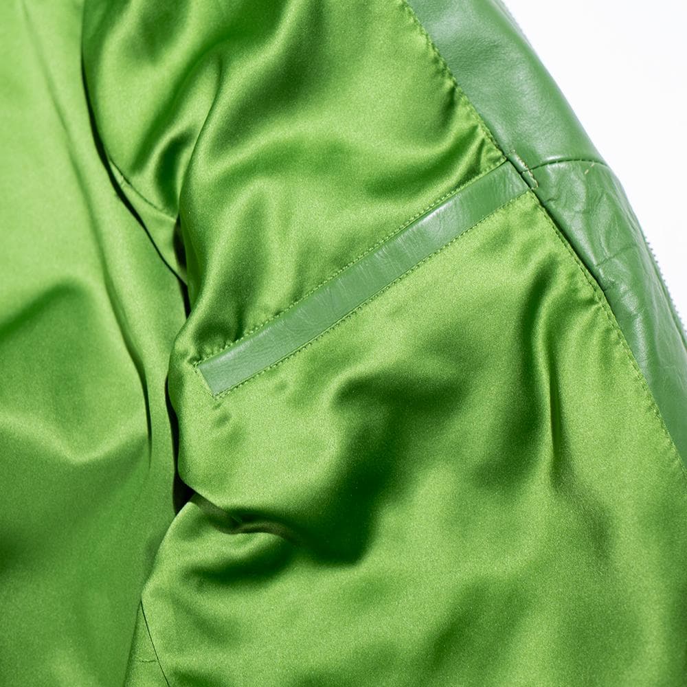 希少 PUMA レザー シングル ライダース モーター ジャケット