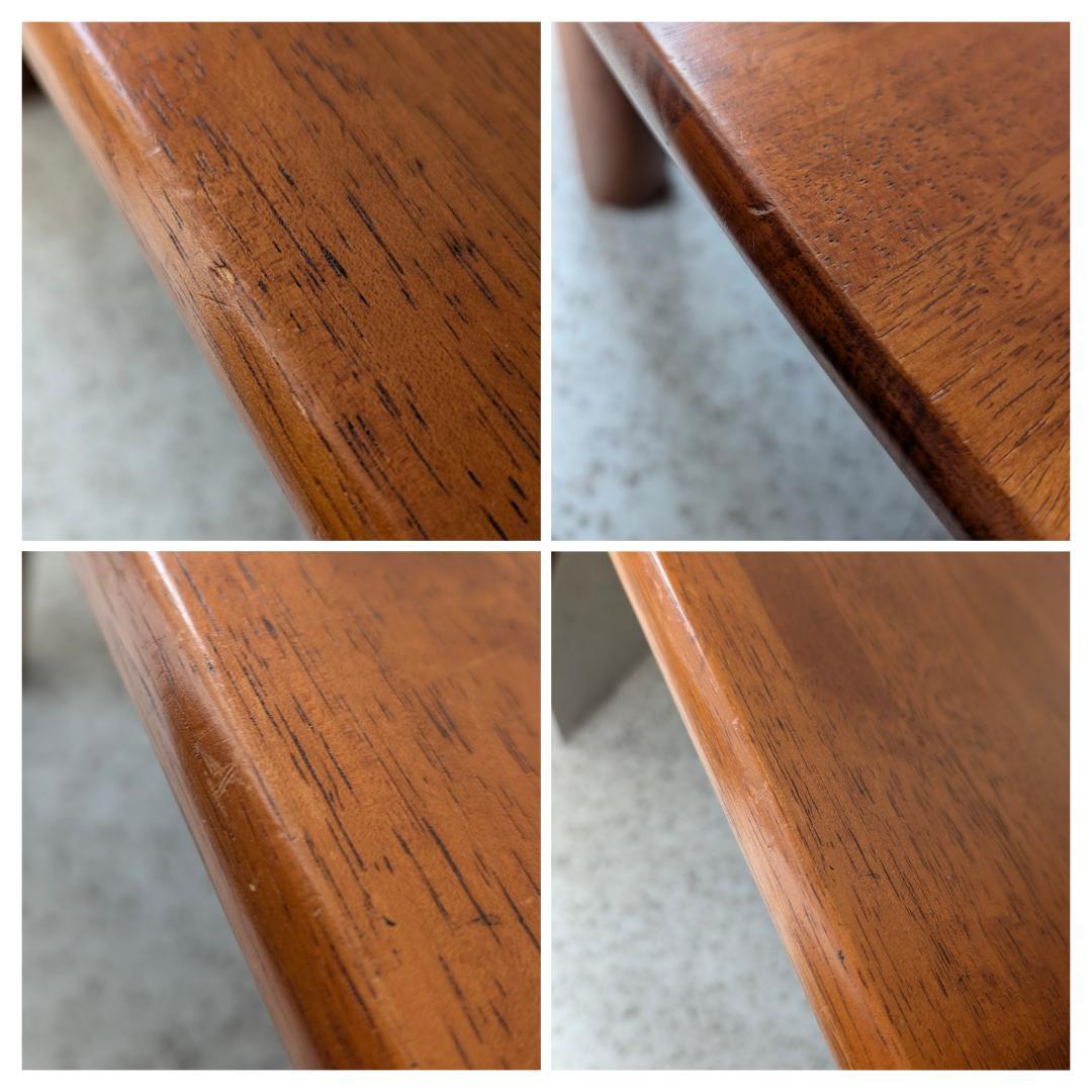 ビンテージ ウッド センターテーブル 木製 座卓 チェスナットブラウン