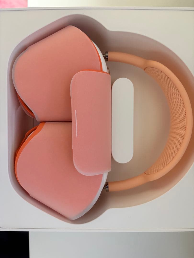 AirPods max 2024年モデル オレンジ 1度のみ使用 最終値下げ