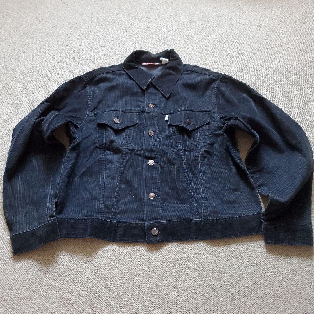 リーバイス　70505 コーデュロイジャケット　46 濃紺　ネイビー