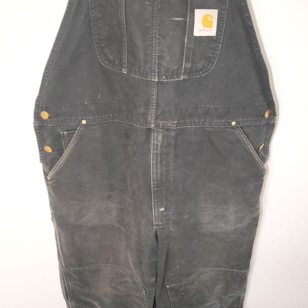 Carhartt カーハート ダック オーバーオール ブラック 黒 アメカジ L