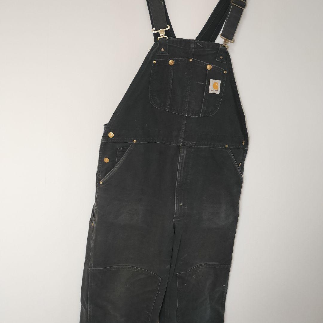 Carhartt カーハート ダック オーバーオール ブラック 黒 アメカジ L
