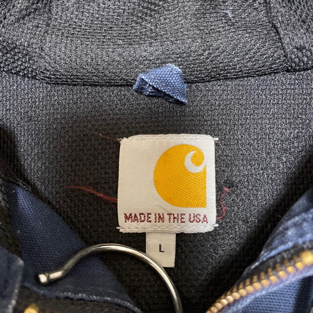 ボロ 雰囲気良 フェード USA製 カーハート アクティブジャケット