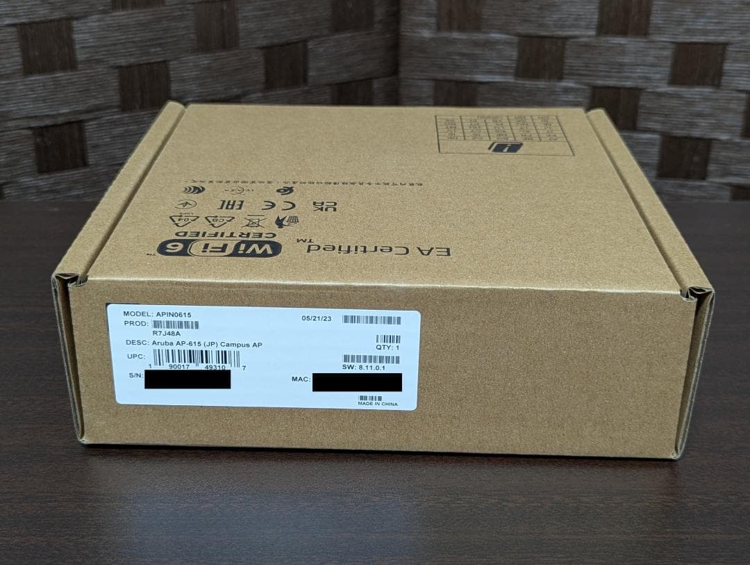 ★現行モデル！ HPE Aruba AP-615 (JP) アクセスポイント