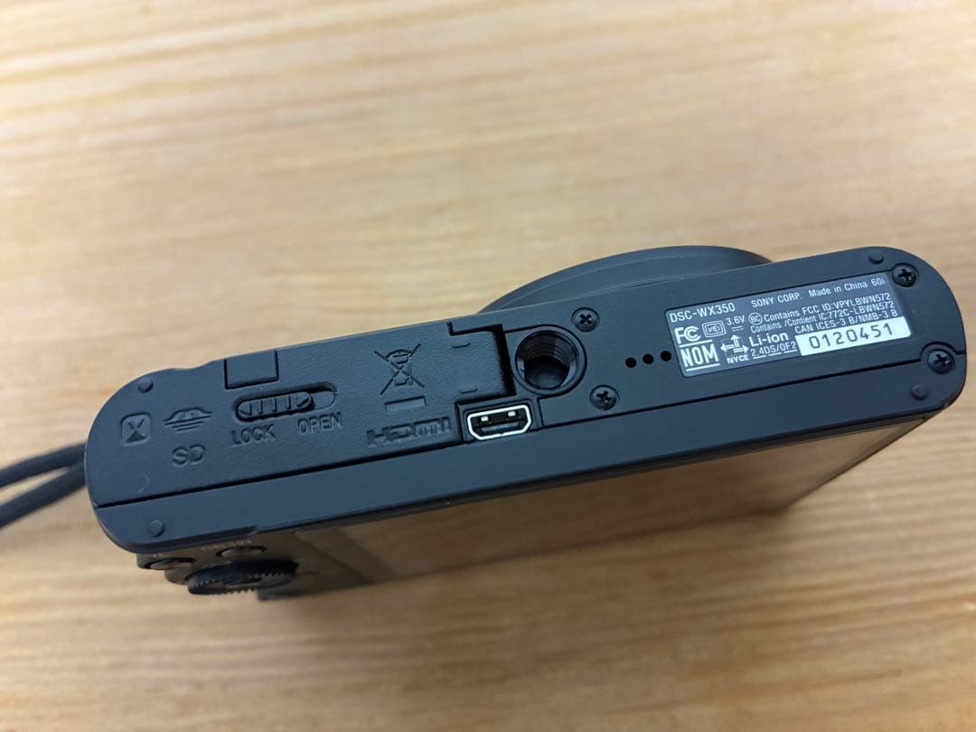 【ジャンク品】SONY DSC-WX350 デジタルカメラ　Cyber-shot