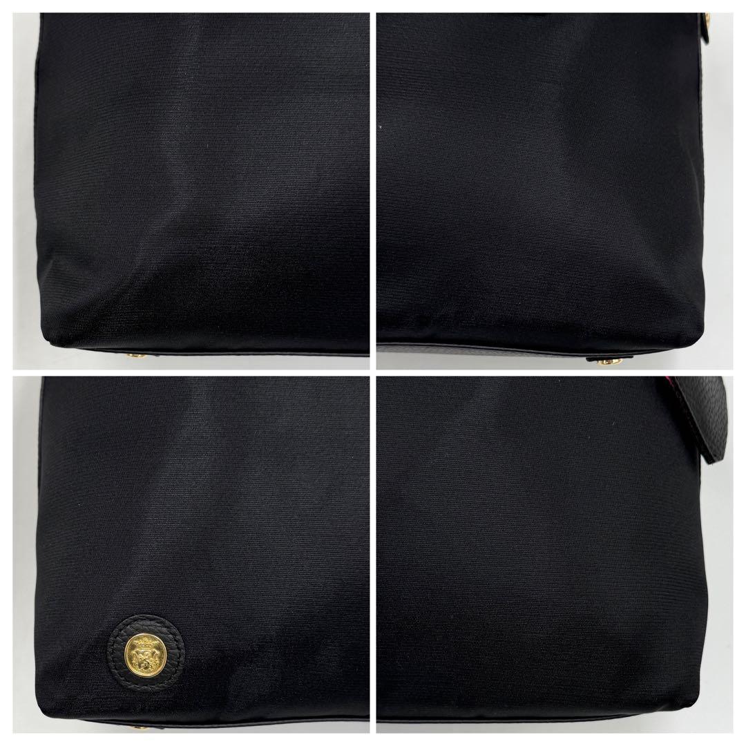 【極美品】ADMJ ナイロンリュクスマーキスボストン ロゴ 現行品 ブラック