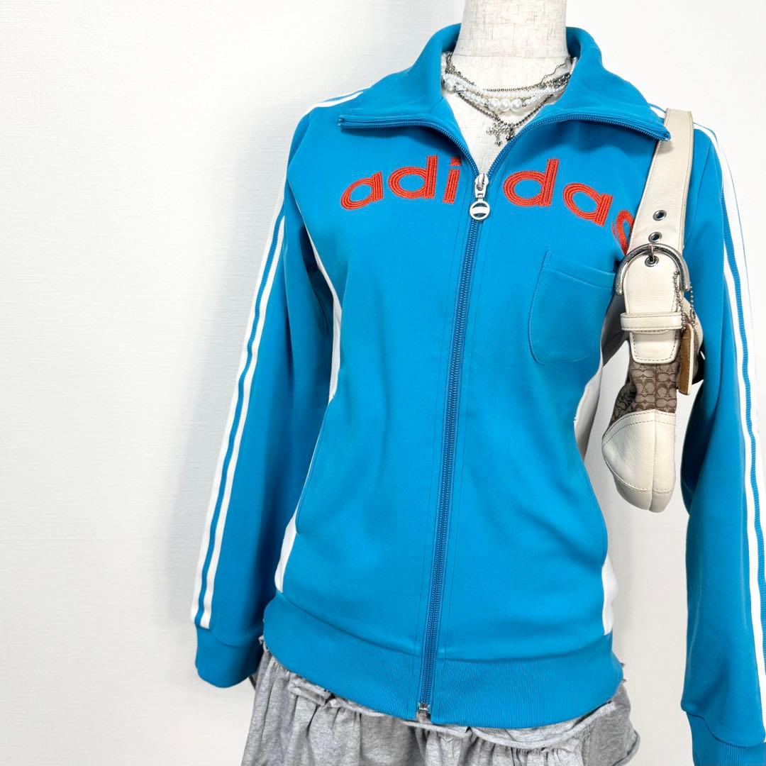 まとめ売り　00s adidas リニアロゴ ちびポケット トラックジャケット