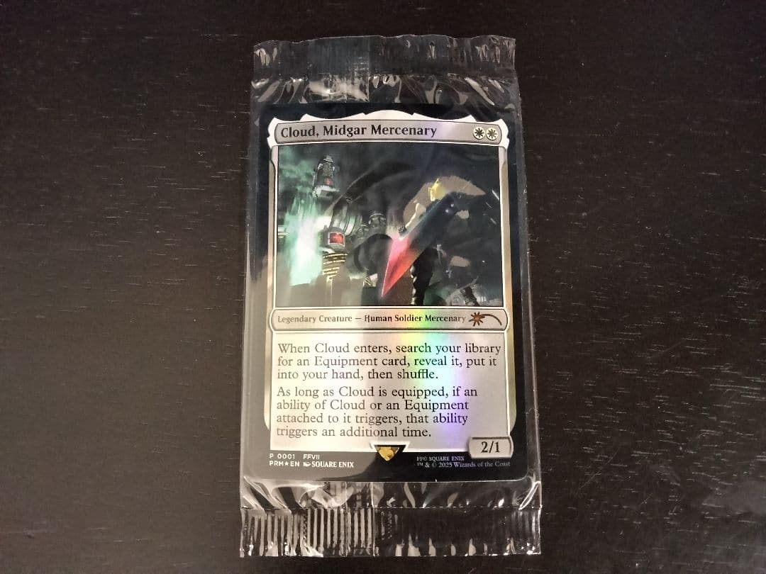 MTG ミッドガルの傭兵、クラウド 海外限定 統率者プロモ