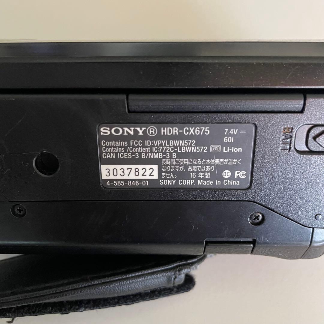 SONY HDR-CX675 ハンディカム 9.2メガピクセル