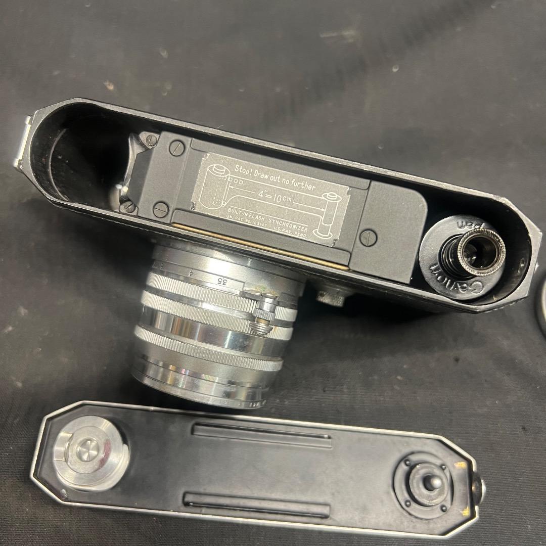 〇Nb右1058 キャノン フィルムカメラ No.154374 レザーケース付