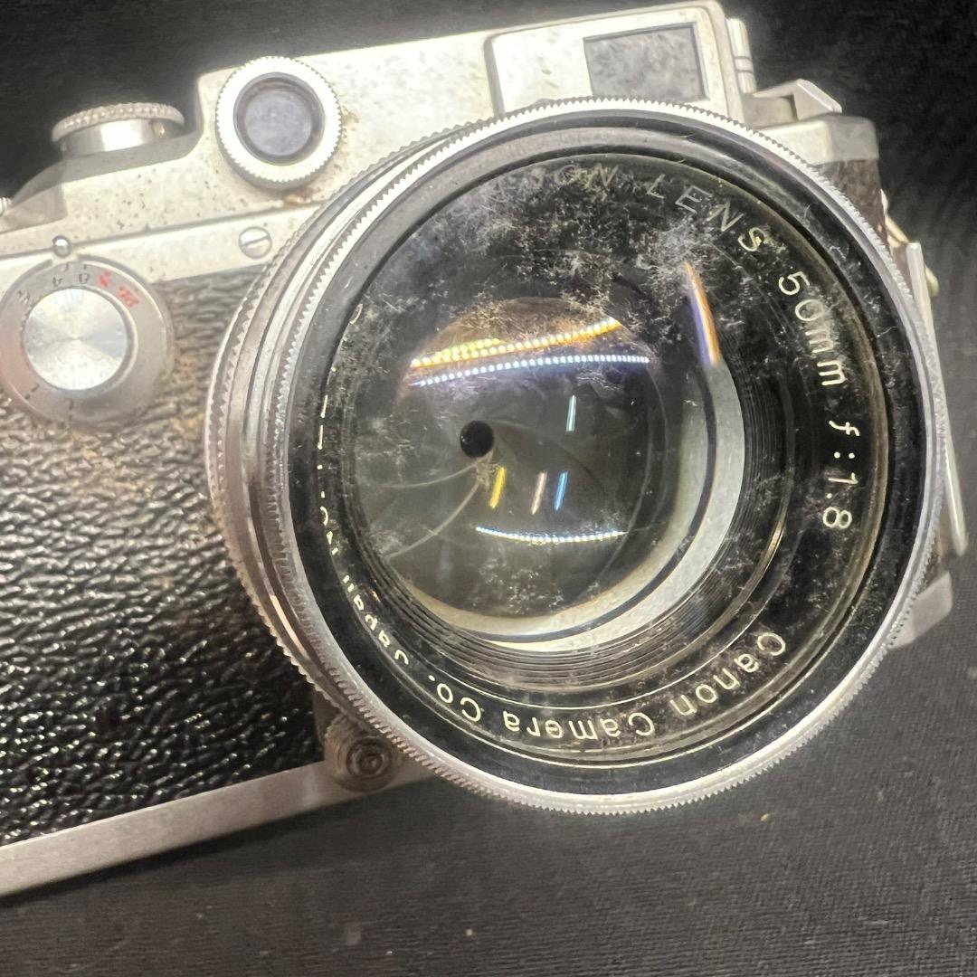 〇Nb右1058 キャノン フィルムカメラ No.154374 レザーケース付