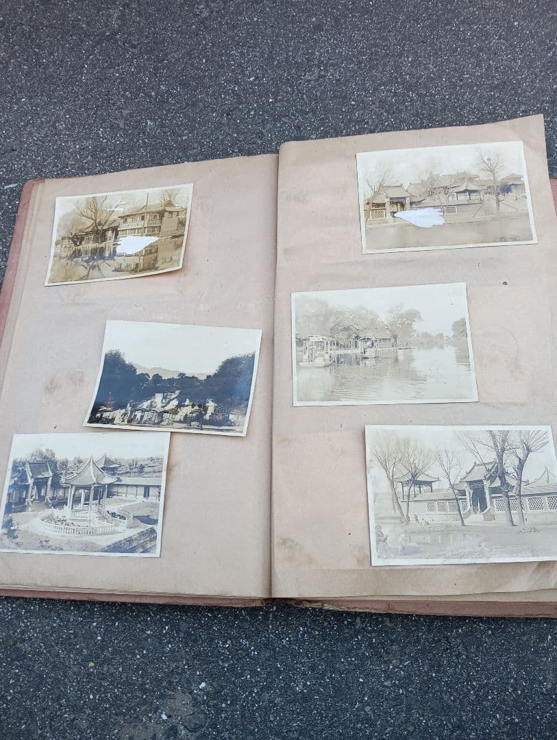 満州の古い写真７０枚、貼り付け、戦争、戦前、生写真