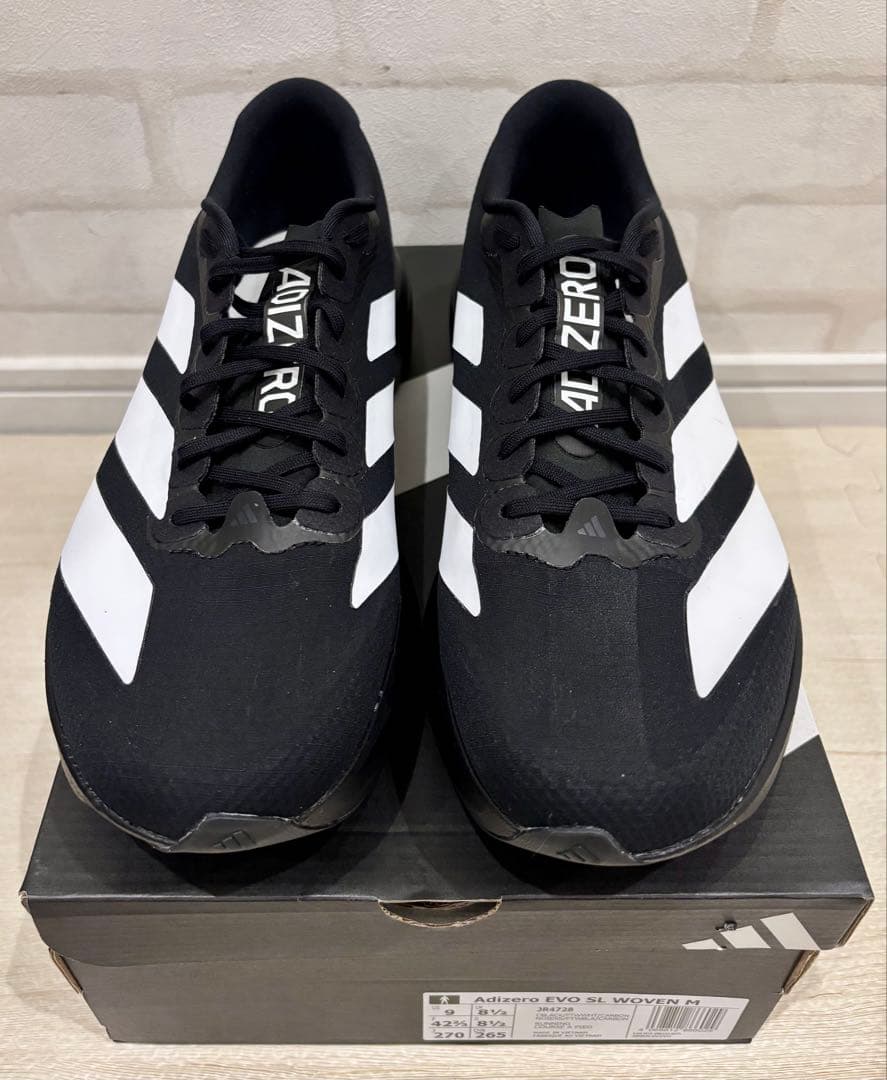 アディゼロEVO SL WOVEN （27cm・中古超美品）