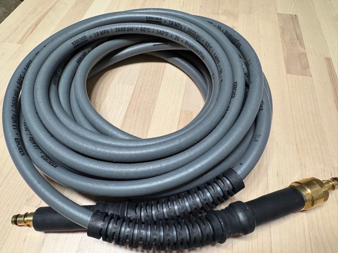 Karcher ポリウレタン高圧洗浄機用プレミアムフレックス高圧ホース10m