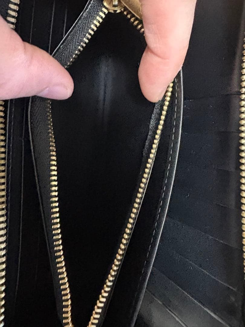 翠　GAUDIE ガウディ クロコダイル 長財布 ブラック 付属品あり