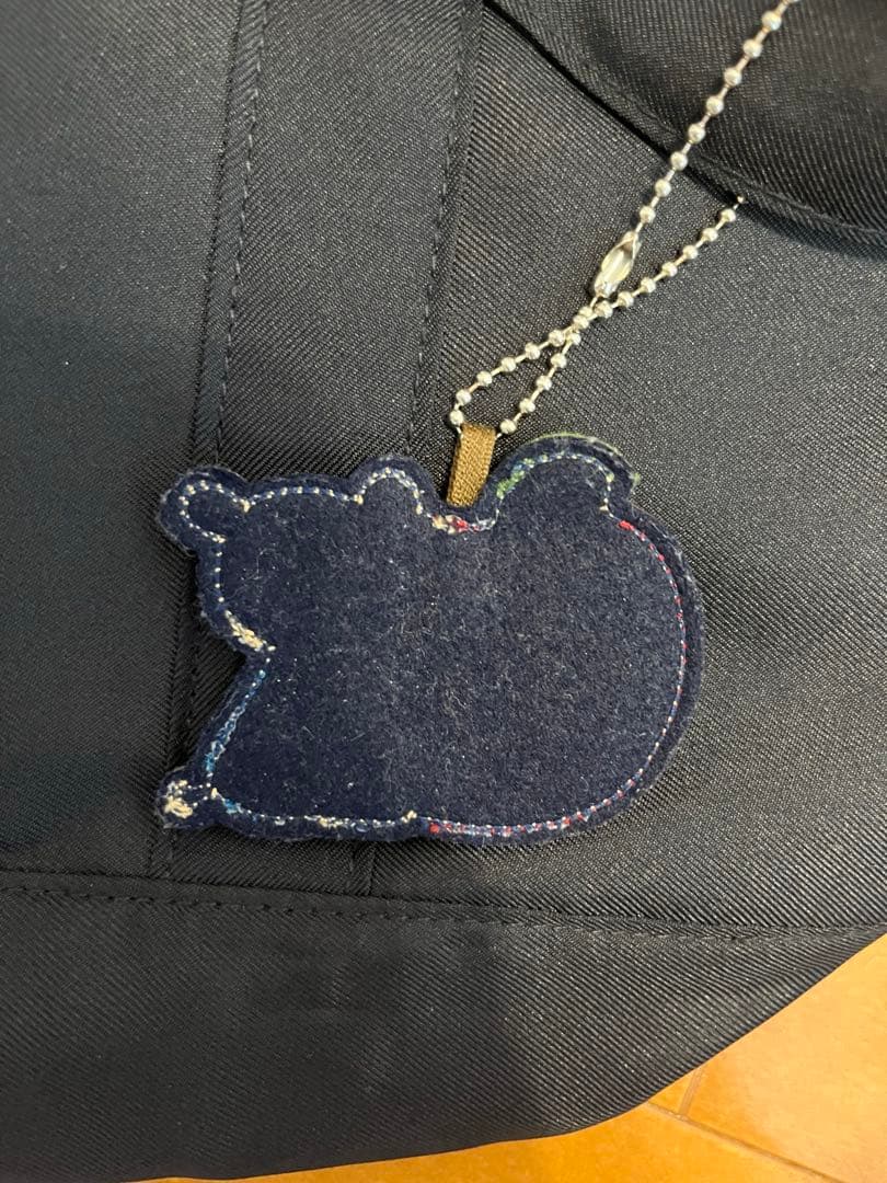 ファミリア 大容量 マザーズバッグ チャーム付き　正規品